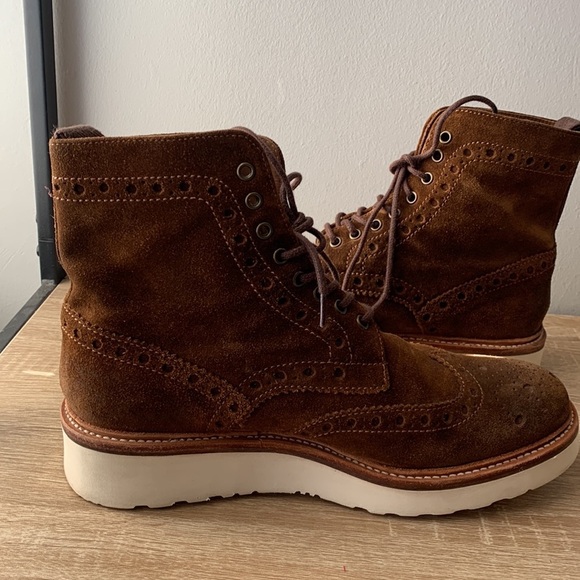 Grenson Fred V Brogue Boot 8 - Picture 7 of 12